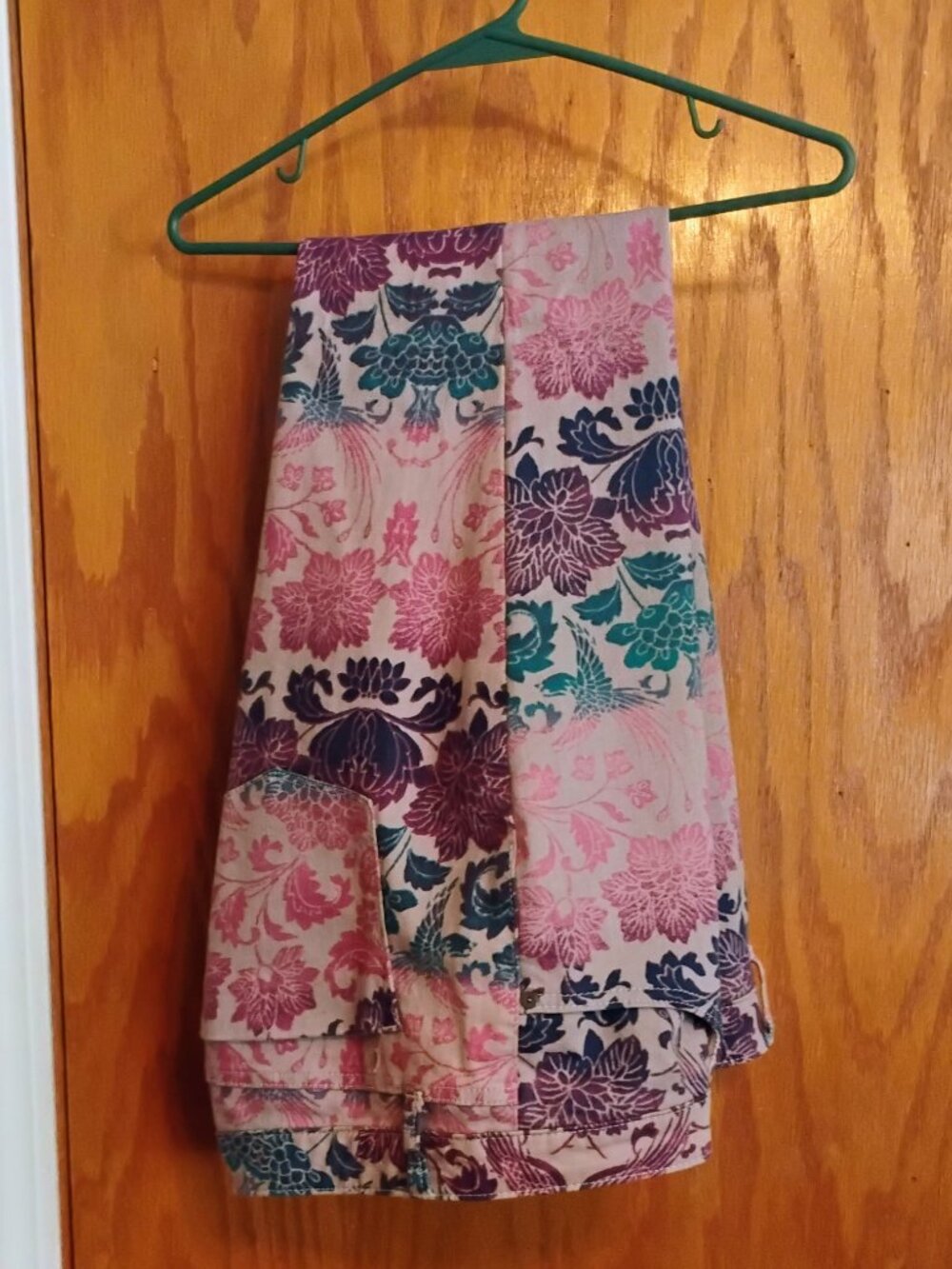 Multi-colored stretch skinny jeans